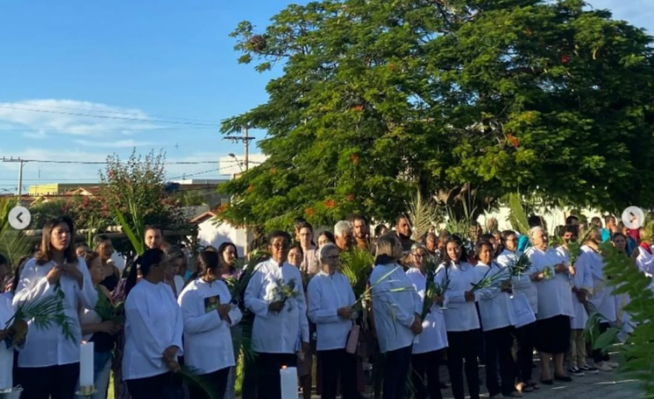 Fé e Tradição Marcam Celebrações do Domingo de Ramos em Jaíba.